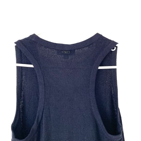 St. John Sport Fine Mesh Knit Racer Back Sweater Dress size small - Picture 4 of 6